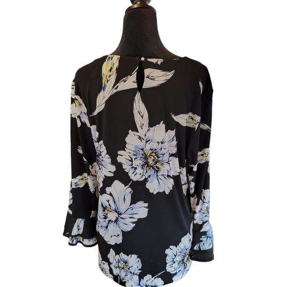 Karl Lagerfeld L floral blouse - Picture 3 of 9